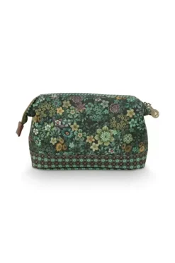 Kosmetiktasche|Pip Studio Kosmetiktasche Medium Tutti I Fiori Grun