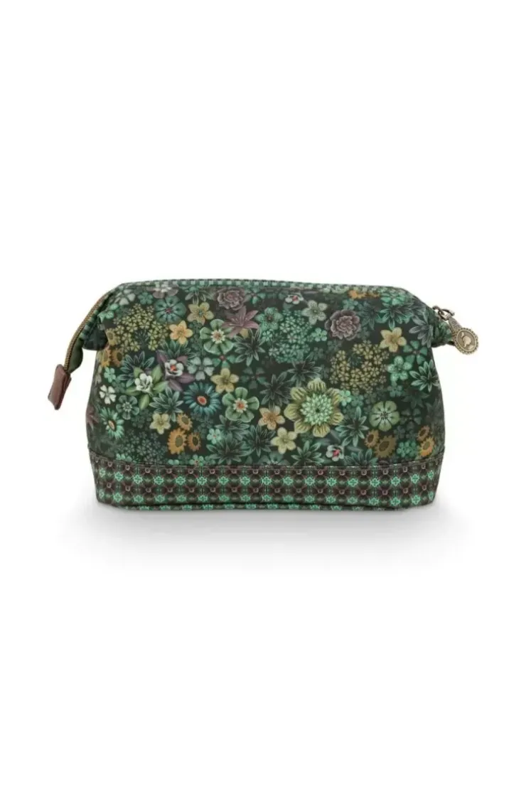 Kosmetiktasche|Pip Studio Kosmetiktasche Medium Tutti I Fiori Grun