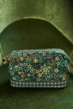 Kosmetiktasche|Pip Studio Kosmetiktasche Medium Tutti I Fiori Grun