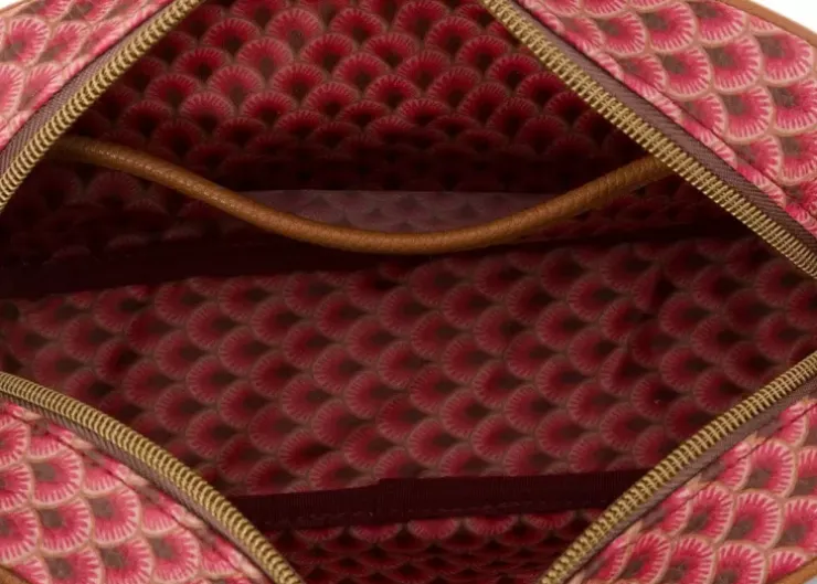 Kosmetiktasche|Pip Studio Kosmetiktasche Rechteckig Klein Kyoto Festival Dunkel Rosa