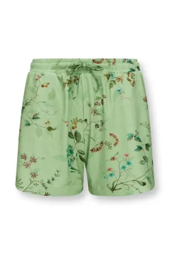 Shorts|Pip Studio Kurze Hose Kawai Flower Hell Grun