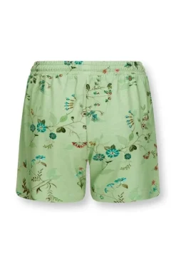 Shorts|Pip Studio Kurze Hose Kawai Flower Hell Grun