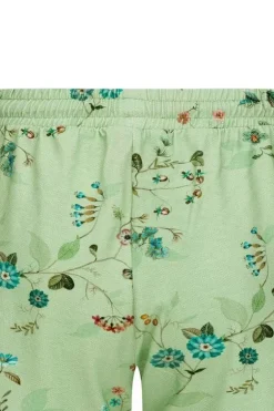 Shorts|Pip Studio Kurze Hose Kawai Flower Hell Grun