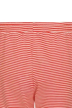 Shorts|Pip Studio Kurze Hose Little Sumo Stripe Koralle Rot