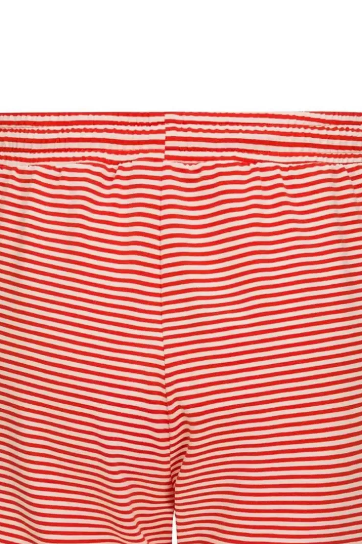 Shorts|Pip Studio Kurze Hose Little Sumo Stripe Koralle Rot
