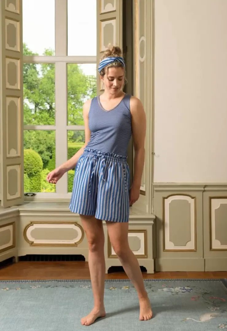 Shorts|Pip Studio Kurze Hose Sumo Stripe Blau