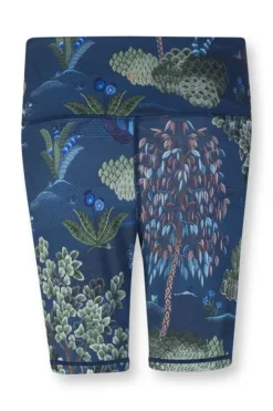 Sporthose|Pip Studio Kurze Sporthose Japanese Garden Blau