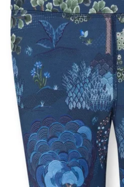 Sporthose|Pip Studio Kurze Sporthose Japanese Garden Blau