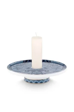 Kerzenhalter|Pip Studio Kyoto Festival Kerze Schale Blau 14Cm