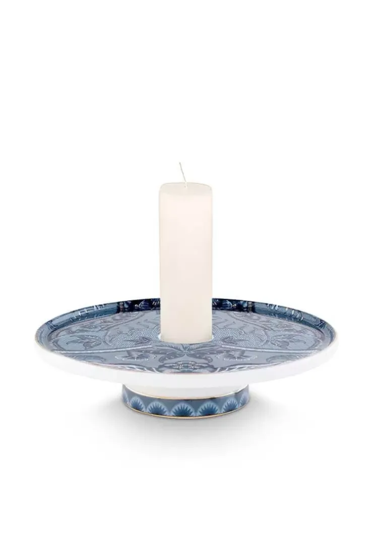 Kerzenhalter|Pip Studio Kyoto Festival Kerze Schale Blau 14Cm