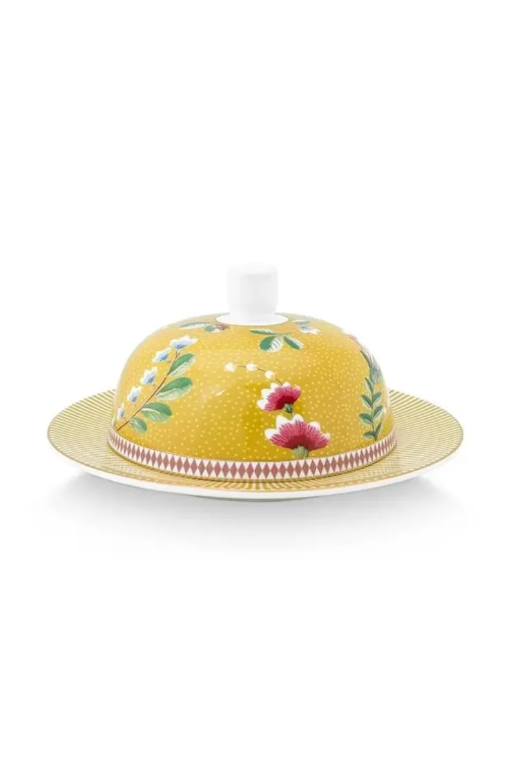 Butterschalen|Pip Studio La Majorelle Butterschale Runde Gelb