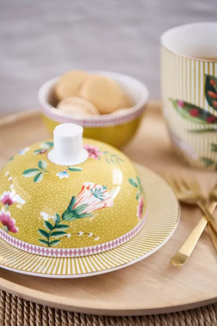 Butterschalen|Pip Studio La Majorelle Butterschale Runde Gelb