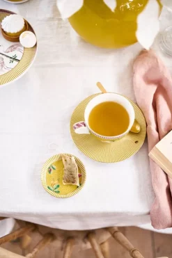 Tasse & Untertasse|Pip Studio La Majorelle Cappuccino Tasse & Untertasse Gelb