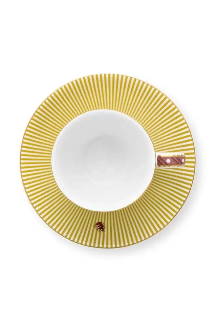 Tasse & Untertasse|Pip Studio La Majorelle Espresso Tasse & Untertasse Gelb