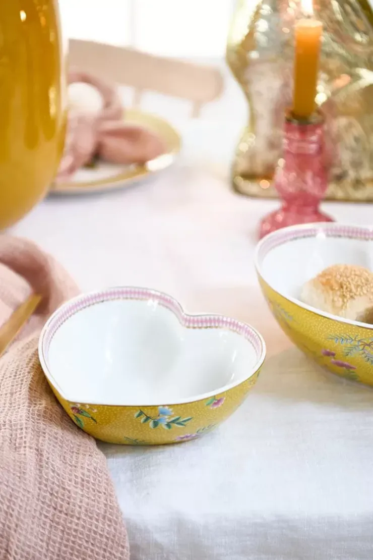 Backgeschirr|Pip Studio La Majorelle Klein Schale Herz Gelb