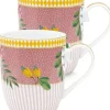 Kaffeetassen|Pip Studio La Majorelle Set/2 Tassen Klein Rosa