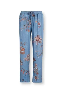 Strandmode|Pip Studio Lange Hose Cece Fiore Blau