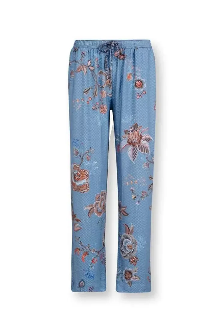 Strandmode|Pip Studio Lange Hose Cece Fiore Blau