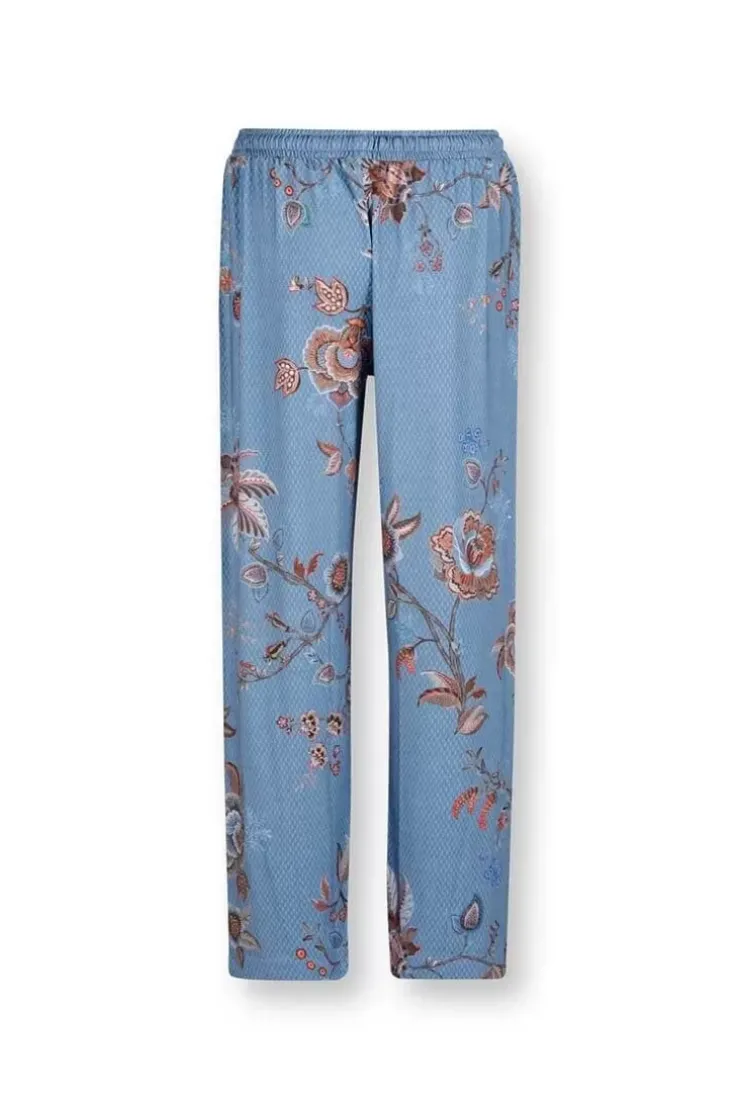 Strandmode|Pip Studio Lange Hose Cece Fiore Blau