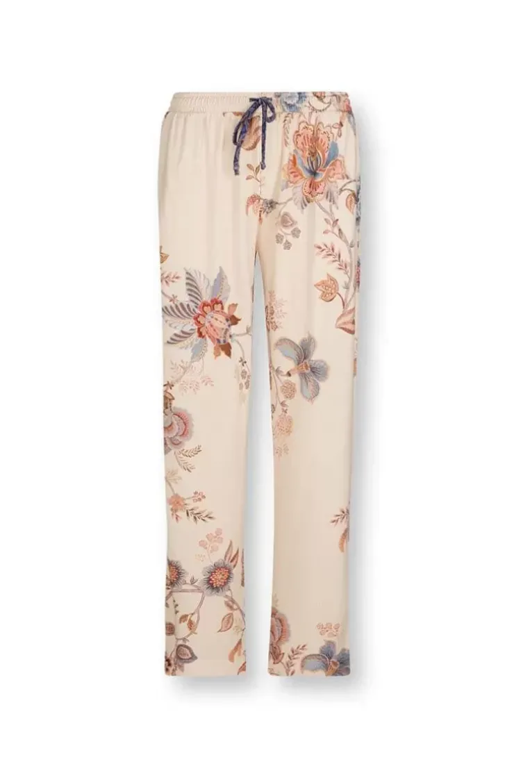 Hosen|Pip Studio Lange Hose Cece Fiore Weis