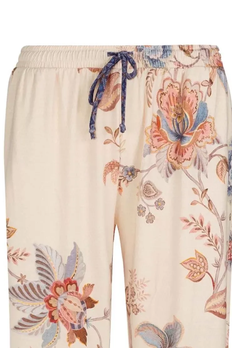 Hosen|Pip Studio Lange Hose Cece Fiore Weis