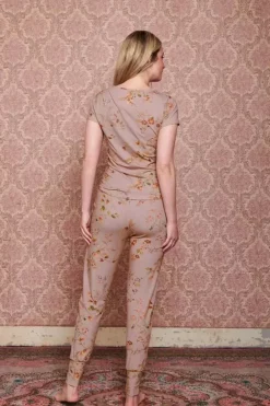 Hosen|Pip Studio Lange Hose Kawai Flower Hell Rosa