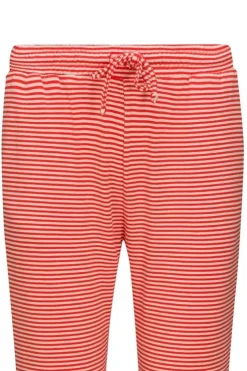 Hosen|Pip Studio Lange Hose Little Sumo Stripe Koralle Rot