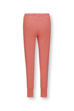 Hosen|Pip Studio Lange Hose Little Sumo Stripe Koralle Rot