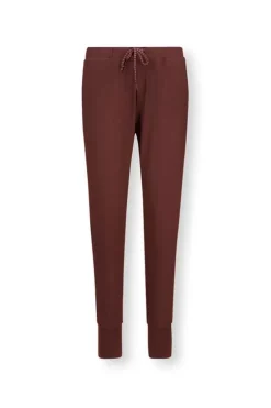 Hosen|Pip Studio Lange Hose Solid Terra Rot