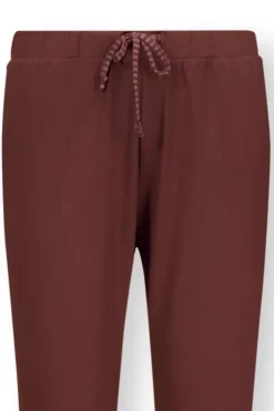 Hosen|Pip Studio Lange Hose Solid Terra Rot