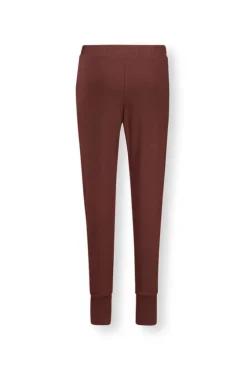 Hosen|Pip Studio Lange Hose Solid Terra Rot