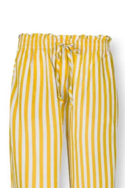Hosen|Pip Studio Lange Hose Sumo Stripe Gelb
