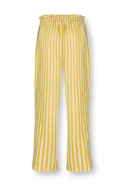 Hosen|Pip Studio Lange Hose Sumo Stripe Gelb