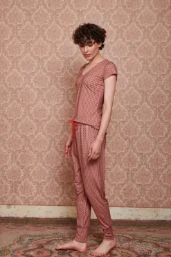Hosen|Pip Studio Lange Hose Tegola Rosa