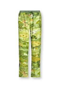 Strandmode|Pip Studio Lange Hose Toscana Grun