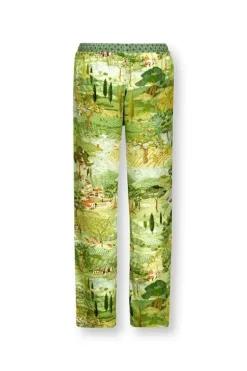 Strandmode|Pip Studio Lange Hose Toscana Grun