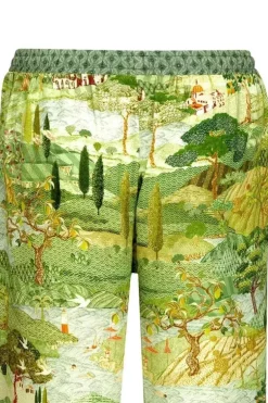 Strandmode|Pip Studio Lange Hose Toscana Grun