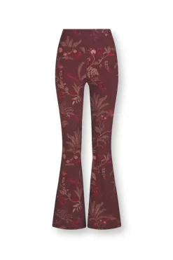 Sporthose|Pip Studio Lange Sport Schlaghose Isola Dunkel Rot