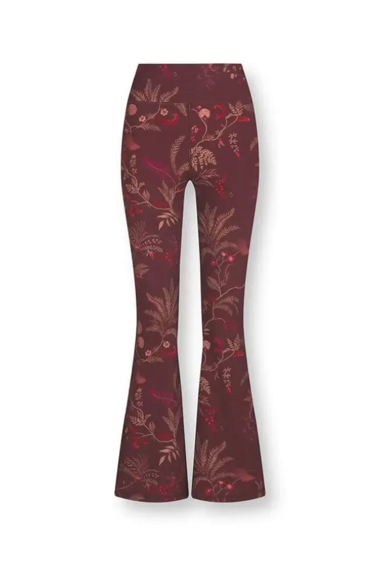 Sporthose|Pip Studio Lange Sport Schlaghose Isola Dunkel Rot