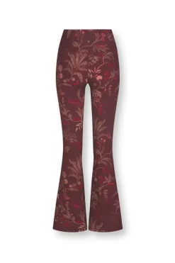 Sporthose|Pip Studio Lange Sport Schlaghose Isola Dunkel Rot