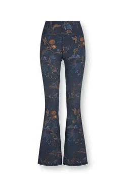 Leggings|Pip Studio Lange Sport Schlaghose Isola Dunkel Blau