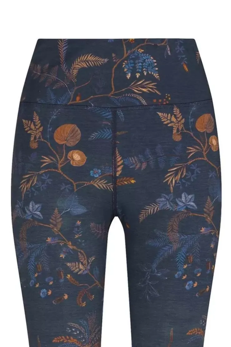Leggings|Pip Studio Lange Sport Schlaghose Isola Dunkel Blau