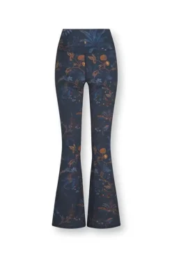 Leggings|Pip Studio Lange Sport Schlaghose Isola Dunkel Blau