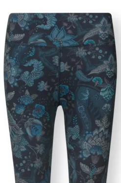 Leggings|Pip Studio Lange Sporthose Kyoto Festival Dunkel Blau