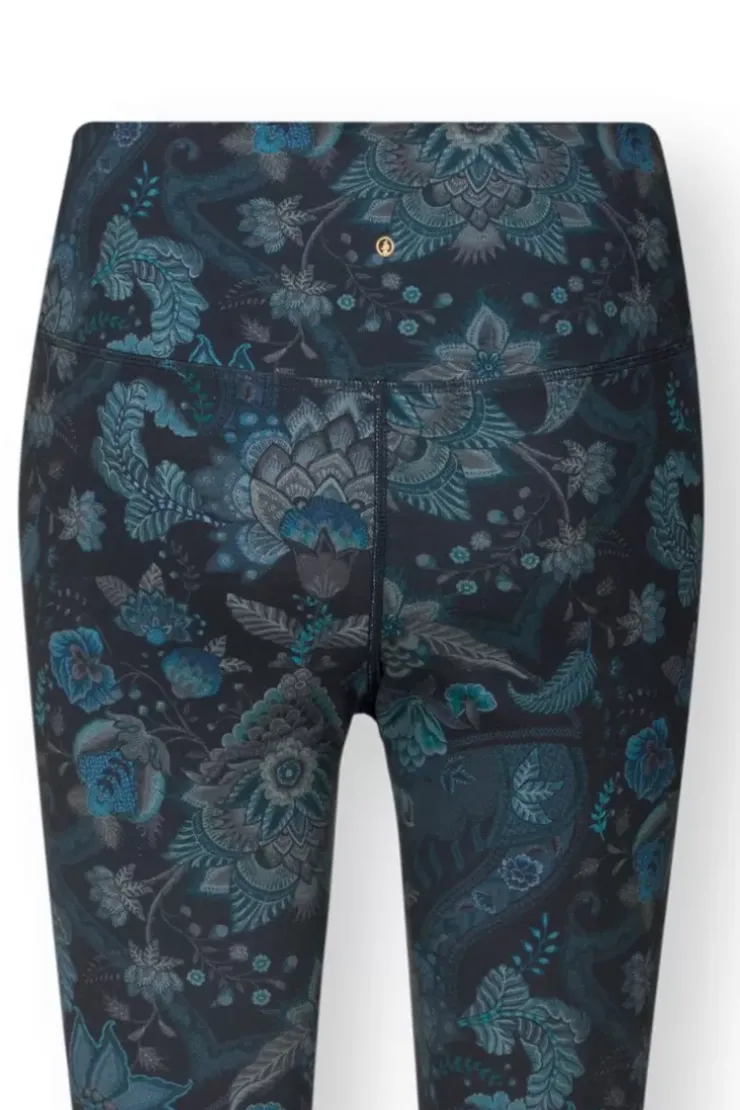 Leggings|Pip Studio Lange Sporthose Kyoto Festival Dunkel Blau