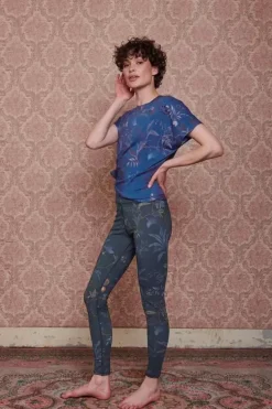 Sporthose|Pip Studio Lange Sportleggings Isola Dunkel Blau