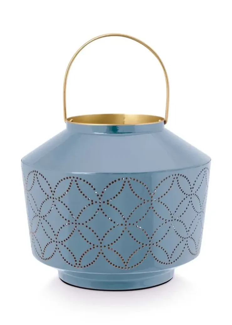 Sale Laterne|Pip Studio Laterne Emailliert Hell 22 Cm Blau