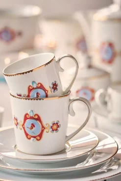 Porzellan Sets|Pip Studio Love Birds Fruhstuck Set/7 Weis