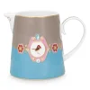 Milchkännchen|Pip Studio Love Birds Kanne Gross Blau/Khaki