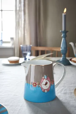 Milchkännchen|Pip Studio Love Birds Kanne Gross Blau/Khaki